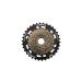 SHIMANO MF-TZ500 (Tourney) // 7-fach Freilauf-Schraubkranz (14-34 Zhne) Silber/Schwarz