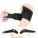 Adjustable Wrist Brace for Sports - Carpal Tunnel Support for Men & Women | Medium Left Hand - Black - Buy Online on GoSupps.com