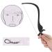 Salmue Microblading Line Marker Ruler with 10pcs Thread Lines - Semi-Permanent Makeup Tool for Precise Eyebrow Mapping in Black - Buy Online on GoSupps.com