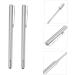 FRCOLOR 2pcs Vision Visor Hand Pointer - Optometry Eyesight Test Accessories for Stainless Steel Flip Chart - Silver 50x1cm - Buy Online on GoSupps.com