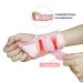HYCOPROT Wrist Brace Night Support Splint Compression Sleeve - Pain Relief for Carpal Tunnel Arthritis Tendonitis - Pink (L/XL, Pack of 2) - Buy Online on GoSupps.com