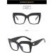 SERONI Large TR90 Square Blue Light Blocking Glasses - Anti-UV Ray Computer & Reading Glasses for Men & Women | 52mm Black Frame - Buy Online on GoSupps.com