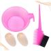 minkissy 6 Sets Hair Salon Tool Hair Dyeing Comb Hair Dyeing Supplies Hair Coloring Kit Hair Coloring Brushes Hair Bleach Styling Brush Hair Dye Tool Baking Oil Pink Hair Dye Bowl - Buy Online on GoSupps.com