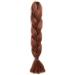 Braided Ponytail Extension Trendy Firm Fixed Ponytail Extension Wig 24in for Party (33#) - Buy Online on GoSupps.com