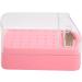 Nail Drill Bit Cleaning Brush Box 30 Hole Manicure Tools Compact Nail Drill Bit Holder Dustproof Display Stand for Nail Salon (Pink) - Buy Online on GoSupps.com