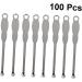 100pcs Stainless Steel Ear Spoon Ear Cleaner - Hemoton Earpick for Wax Removal - Buy Online on GoSupps.com