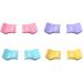 2x 2 in 1 Silicone Eyelash Stamper Left Right Lower Lashes Stamps Eyes Makeup Tool for Woman Girl Violet - Buy Online on GoSupps.com