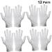 FRCOLOR Gardening Glove 12 Pairs White Cotton Gloves Medical Gloves Safety Gloves spa Gloves Gloves Moisturizing Hand Gloves Industrial Gloves Nylon Gloves Work Cosmetic Clean - Buy Online on GoSupps.com