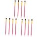 Hemoton 12 Pcs Eye Make-up Brush Kit Highlighter Brushes Eye Cosmetic Brushes Foundation Makeup Brush mediumx3pcs Pink+goldx3pcs - Buy Online on GoSupps.com