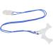 Buy Ergonomic Blue Transparent Hearing Aid Clip - Secure & Practical Binaural Loss Prevention for Sports & Travel - Buy Online on GoSupps.com
