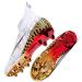 Niber Men's Boys Turf Cleats Soccer Athletic Football Outdoor Indoor Sports Running Walking Shoes Soprting Boots 6 Big Kid X8white
