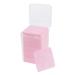 2 Boxes Disposable Nail Polish Remover Pads Heart Shape Nail Wipe Cotton Gel Nail Polish Removers Lint Nail Cleaning Patches Pink