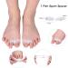 Bunion Corrector Gel Toe Separators - 8 Piece Set for Overlapping Toes, Calluses, Blister Relief & Foot Pain - Buy Online on GoSupps.com