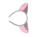 Holibanna Fox Ears Headband Dog Ears Headband Animal Headpiece Fox Ears Cosplay Fox Hair Bands Deer Ear Headband Fox Costume Animal Ears and Horns Headband Cat Ear Hair Band Headwear Fabric 25.00X16.00X2.00CM Grey