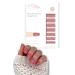 Fairy Nail self-adhesive nail foils manicure nail wraps nail stickers 16 nail polish strips (rose)
