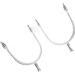 2PCS Horse Spurs West Cowboy Horse Boot Spurs Round Head English Spur Harmless to The Horse for Horsemanship Lovers - Buy Online on GoSupps.com