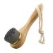 minkissy Facial Cleaning Brush Face Scrubbers Dry Brush Exfoliating Face Brush Wooden Skin Scrubbers Skin Cleaning Brush Facial Brush Exfoliating Facial Brush Makeup Remover Wooden Handle