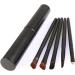WOONEKY 5pcs Eyeshadow Brush with Case Eyeshadow Brush Kit Cosmetic Tools Blackriflecoffee - Buy Online on GoSupps.com