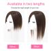 RemeeHi Clip-on Crown Hairpiece - 30cm Real Hair in Chestnut Brown for Effortless Style - Buy Online on GoSupps.com