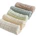 Baby Wash Cloth Baby Towels and washcloths 5 Pack Muslin Baby Washcloths Super Soft Newborn Bath Face Towels Cotton Reusable Wipes Baby wash Cloth Baby wash Cloth Light Green