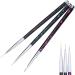 Ogquaton 3Pcs Fine Thin Nail Art Brush Set - UV Gel Liner & Polish Drawing Pens | New Release - Buy Online on GoSupps.com