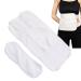 Casting oil pack for waist and thyroid neck reusable organic and culinary oil pack kit castor oil pack with adjustable rubber band for liver detoxification oil not included