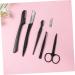 Didiseaon Nose Hair & Eyebrow Shaping Kit | Stainless Steel Beard Eyebrow Comb Razor & Facial Shaver Set for Precision Grooming - Buy Online on GoSupps.com