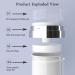 30ml Cream Jar Vacuum Bottle - Leak Proof Airless Pump Travel Containers (2pcs) - Buy Online on GoSupps.com