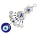 ABOOFAN Home Decor Glazed Eye Pendant Glass Charms Family Protection Charm Wall Hanging Ornaments Household As Shown 23X5cm - Buy Online on GoSupps.com