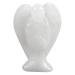 Lovionus89 of course white jade guard angel statue hand -carved stone healing crystal bag figures decoration 5cm 50mm white jade