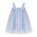 PythJooh Baby Girl Tulle Dress Toddler Girl Sleeveless Butterfly Wings Tutu Princess Dress Daisy Stars Sundresses for 0-4Years 2-3 Years Starry Blue
