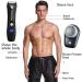 Buy 2-in-1 Men's Electric Hair Clipper & Groin Trimmer - Rechargeable Body Grooming Razor for Pubic & Bikini Hair Removal - Buy Online on GoSupps.com