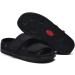 XINTU Men's Diabetic Orthopedic Slippers - Extra Wide Adjustable Sandals for Arthritis Edema - Black (Size 11.5) - Buy Online on GoSupps.com