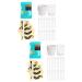 Minkissy 2 sets of nasal hair rod set for nasal wax nasal wax stick spatula eyebrow-nose wax for removing nasal wax multi-purpose spatula adjust paper