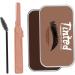 Eyebrow Soap Kit Long Lasting Eyebrow Styling Shaping Wax with Brow Trimmer Brush Brown Eyebrow Shaping Wax Natural Brow Cream Brows Styling Balm Eyebrow Stylish Cream - Buy Online on GoSupps.com