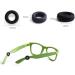 Silicone Glasses Ear Hooks - Anti-Slip Temple Tip Holders | 4 Pairs (2 Clear 2 Black) | Comfortable Glasses Accessories for Secure Fit - Buy Online on GoSupps.com