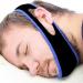 Unisex Anti-Snoring Jaw Strap - Comfortable Sleep Aid Device with Magic Tape Closure | Blue - Buy Online on GoSupps.com