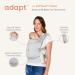 Ergobaby Adapt Baby Carrier - Slate Blue SoftTouch Cotton | 3 Position Ergonomic Newborn Belly & Back Carrier - Buy Online on GoSupps.com
