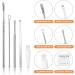 Vicloon Ear Wax Removal Kit 15 Pcs Ear Pick Earwax Removal Tool Ear Cleaning Tool Stainless Steel Ear Pick Ear Cleaning Tool Set Reusable Ear Wax Removal Set for Children & Adults (Pink) - Buy Online on GoSupps.com