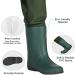 TIDEWE Kids Waterproof Chest Waders with Boot Hanger - Green 6/7 Little Kid - Buy Online on GoSupps.com
