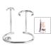 Folpus Long-Lasting Silver Ferrol Government Holders & Storage Stands - Modern Bathroom Accessories for Men - Buy Online on GoSupps.com