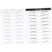 FOMIYES 4 Sheets Pairs Makeup Stickers Realistic Waterproof Imitation Eyebrows Cosmetic Supplies Hair Miss - Buy Online on GoSupps.com