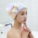 NOLITOY Quick Dry Hair Towel Wrap for Women - Cute Bowknot Design Super Absorbent for Curly & Thick Hair Colorful Elastic Hair Cap - Buy Online on GoSupps.com