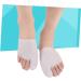 White Gel Toe Separator - 1 Pair Toe Spacer for Bunions - Thumb Head Gel Splitter - Bunions Toe Separator - Buy Online on GoSupps.com