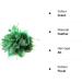Green Flower Feather Bead Corsage Hair Clip Fascinator Set - Buy Online on GoSupps.com