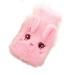 MAIES Hot Water Bottle Warmer Plush Cover Portable 4Colors Hot Water Bottle
