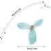 Cobee Interactive Cat Toys - Refillable Feather Propeller Rods with Bells | Perfect for Indoor Cats - Blue & Pink - Buy Online on GoSupps.com