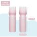 2PCS Hair Oil Applicator Bottles - Root Comb & Dye Brush Squeeze Bottles with Graduated Scale (Pink) - Buy Online on GoSupps.com