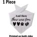 1 Piece Baby Announcement Dog Bandana And Then There Were Four Dog Bandana New Baby Gift Pregnancy Gift (Were Four White) - Buy Online on GoSupps.com