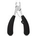 BEZOX Precision Toenail Clippers Trimmer for Thick or Ingrown Toenails - Fingernail Clipper - W/Metal Box Black